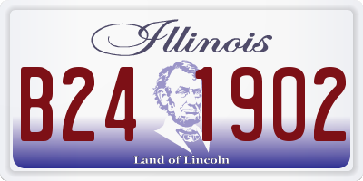 IL license plate B241902