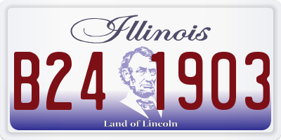 IL license plate B241903