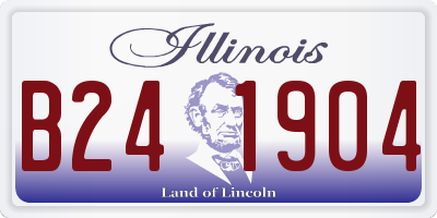 IL license plate B241904