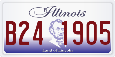 IL license plate B241905