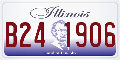 IL license plate B241906