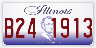 IL license plate B241913