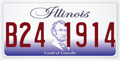 IL license plate B241914