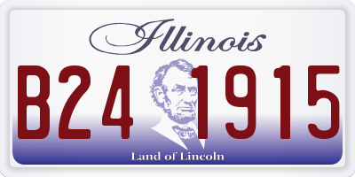IL license plate B241915
