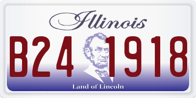 IL license plate B241918
