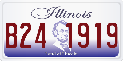 IL license plate B241919