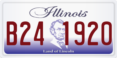 IL license plate B241920