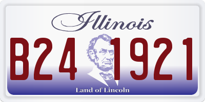 IL license plate B241921