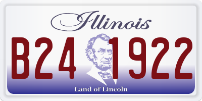 IL license plate B241922