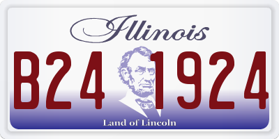 IL license plate B241924
