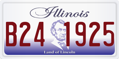 IL license plate B241925