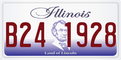 IL license plate B241928