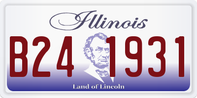 IL license plate B241931