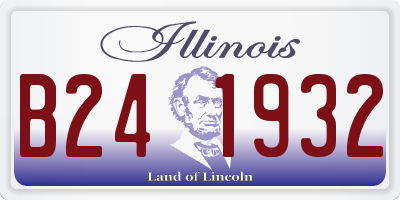 IL license plate B241932