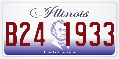 IL license plate B241933