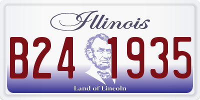 IL license plate B241935