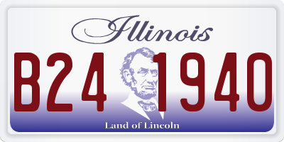 IL license plate B241940