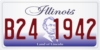 IL license plate B241942