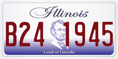IL license plate B241945