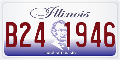 IL license plate B241946