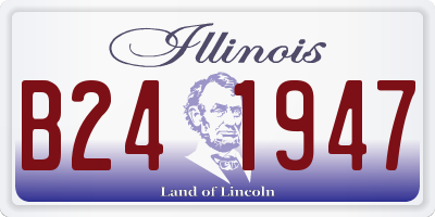 IL license plate B241947