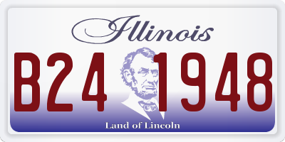 IL license plate B241948