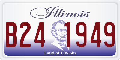 IL license plate B241949