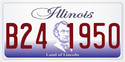 IL license plate B241950