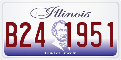 IL license plate B241951