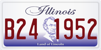 IL license plate B241952