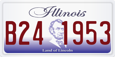 IL license plate B241953