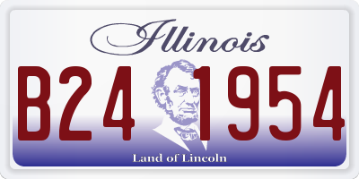 IL license plate B241954