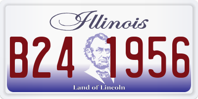 IL license plate B241956