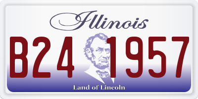 IL license plate B241957