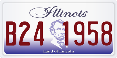IL license plate B241958
