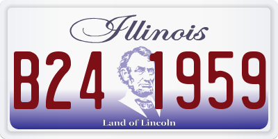 IL license plate B241959