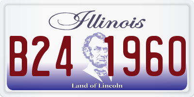 IL license plate B241960