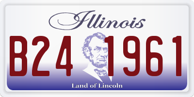 IL license plate B241961