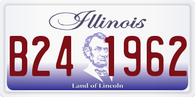 IL license plate B241962