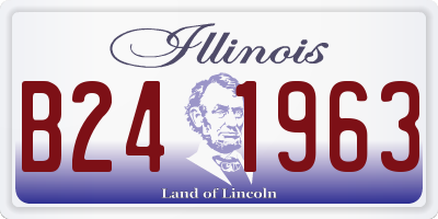 IL license plate B241963