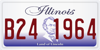 IL license plate B241964