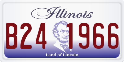 IL license plate B241966