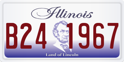 IL license plate B241967