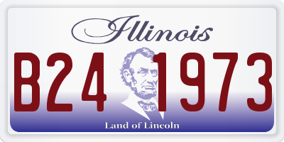 IL license plate B241973