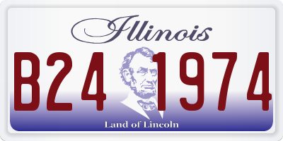IL license plate B241974