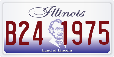 IL license plate B241975