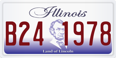IL license plate B241978