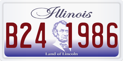 IL license plate B241986