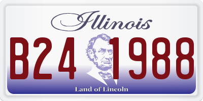 IL license plate B241988