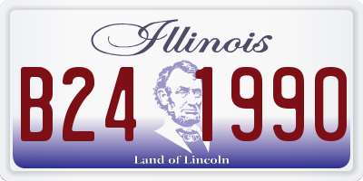 IL license plate B241990